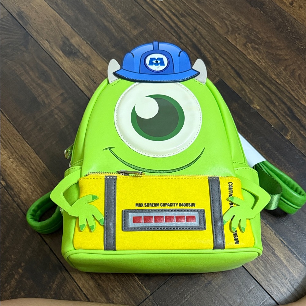 Loungefly Disney Pixar Monsters Inc. Mini Backpack Mike Wazowski